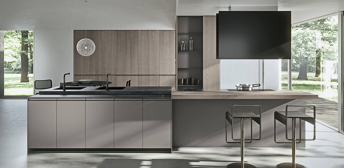 antique grey kitchen cabinets